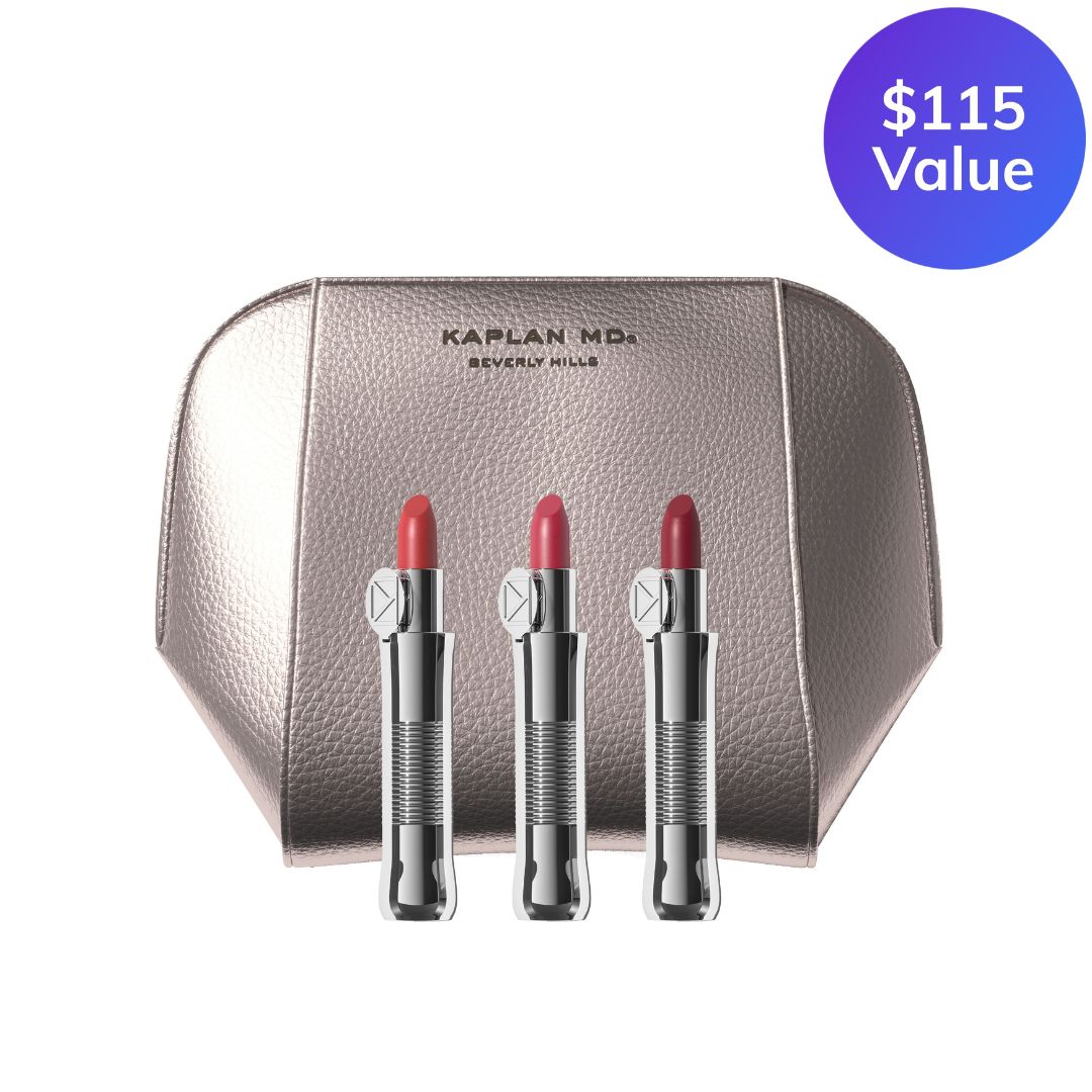 Holiday Perfect Pout Lipstick Trio - Berries